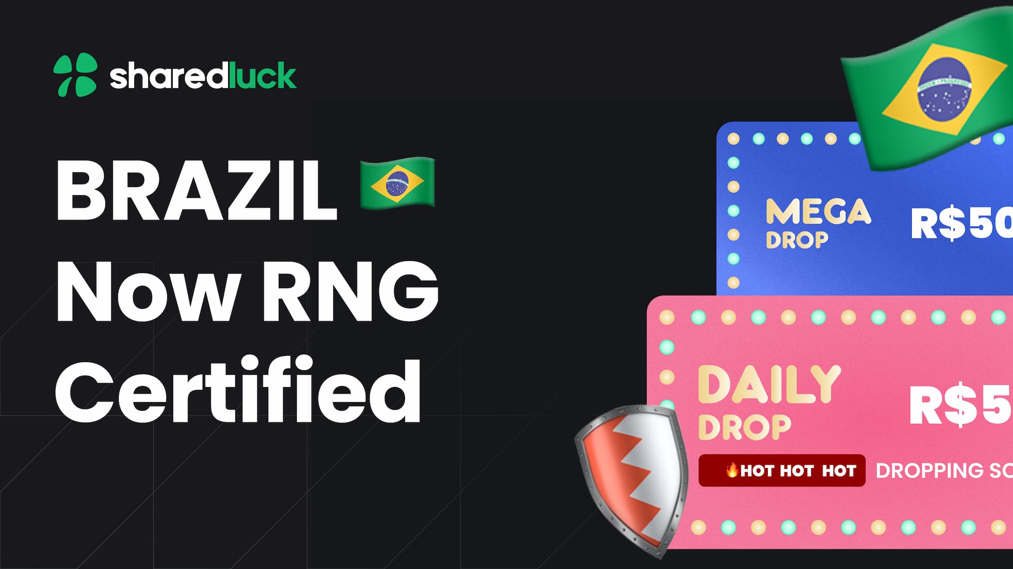 SharedLuck RNG Certified to Brazilian Standards by RiskCherry